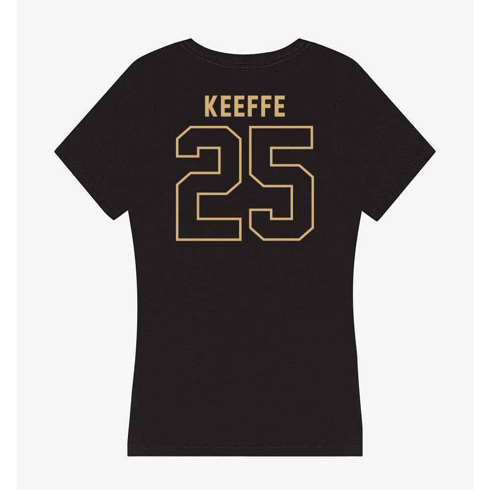 Vanderbilt - NCAA Men's Basketball : Miles Keeffe - Women's V-Neck T-Shirt-1
