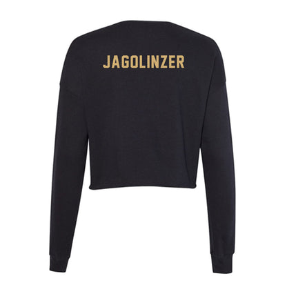 Vanderbilt - NCAA Women's Tennis : Jayden Jagolinzer - Women's Cropped Crew Fleece-1