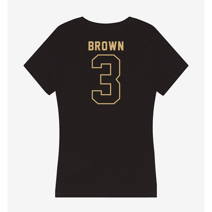 Vanderbilt - NCAA Football : Tristen Brown - Women's V-Neck T-Shirt-1
