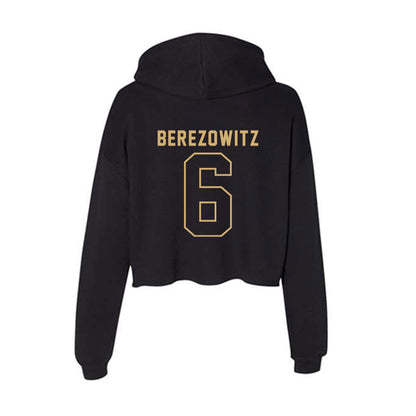 Vanderbilt - NCAA Women's Volleyball : Kati Berezowitz - Women's Crop Fleece Hoodie-1