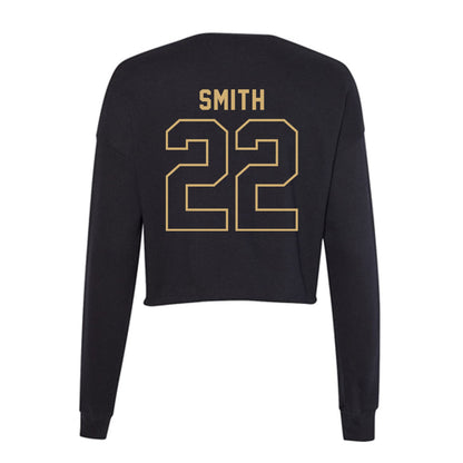 Vanderbilt - NCAA Women's Soccer : Ellett Smith - Women's Cropped Crew Fleece-1