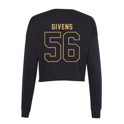 Vanderbilt - NCAA Football : Gunner Givens - Women's Cropped Crew Fleece-1