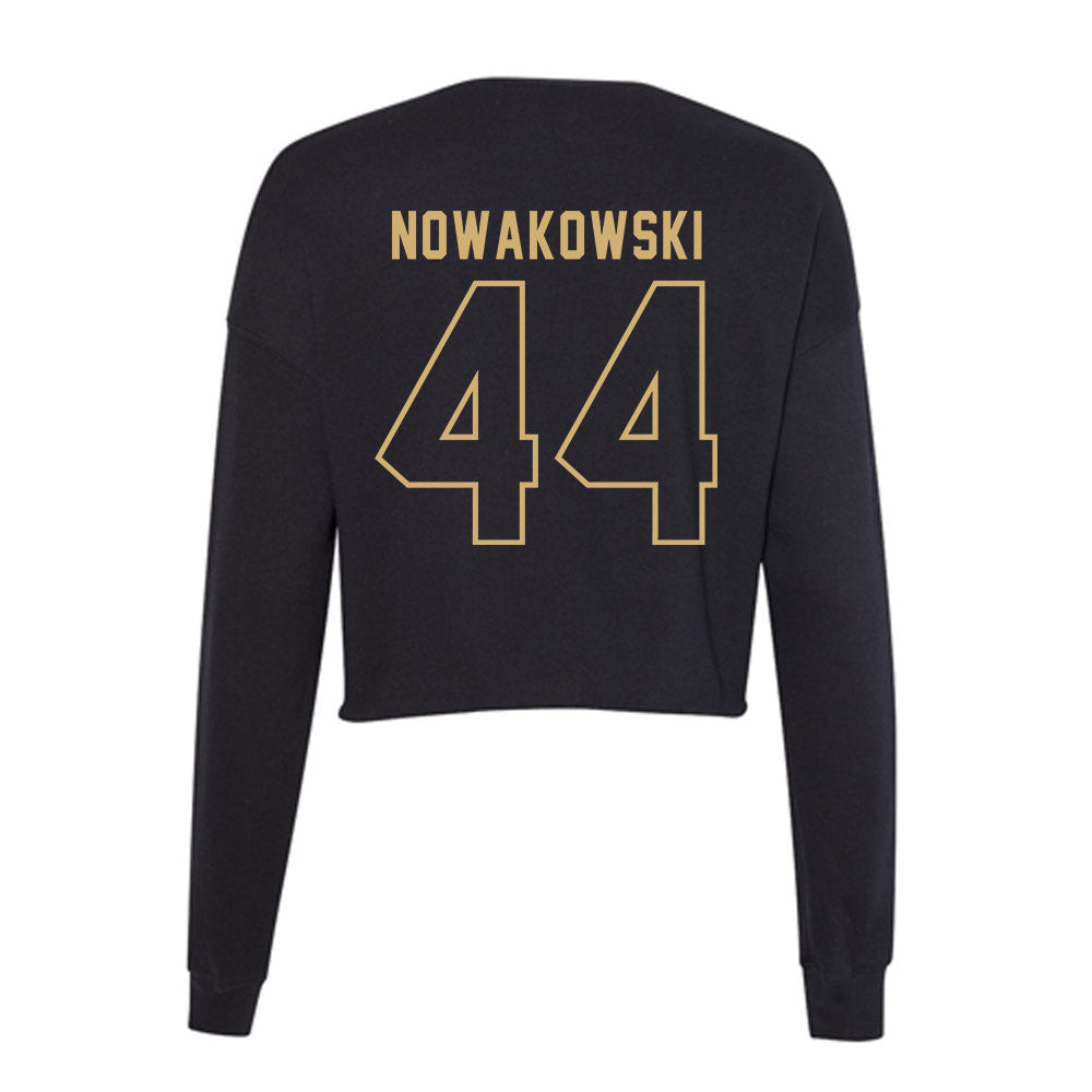  - NCAA Women's Lacrosse : Alexi Nowakowski - Women's Cropped Crew Fleece-1