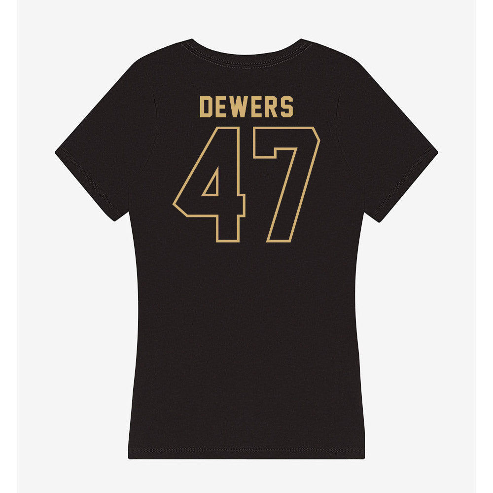 Vanderbilt - NCAA Football : Justin Dewers - Women's V-Neck T-Shirt-1