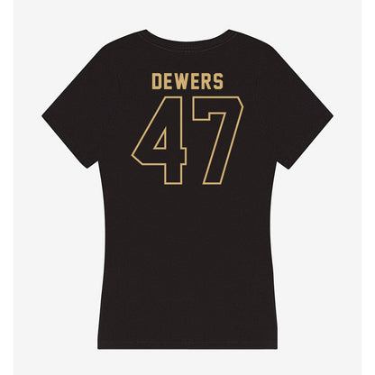Vanderbilt - NCAA Football : Justin Dewers - Women's V-Neck T-Shirt-1