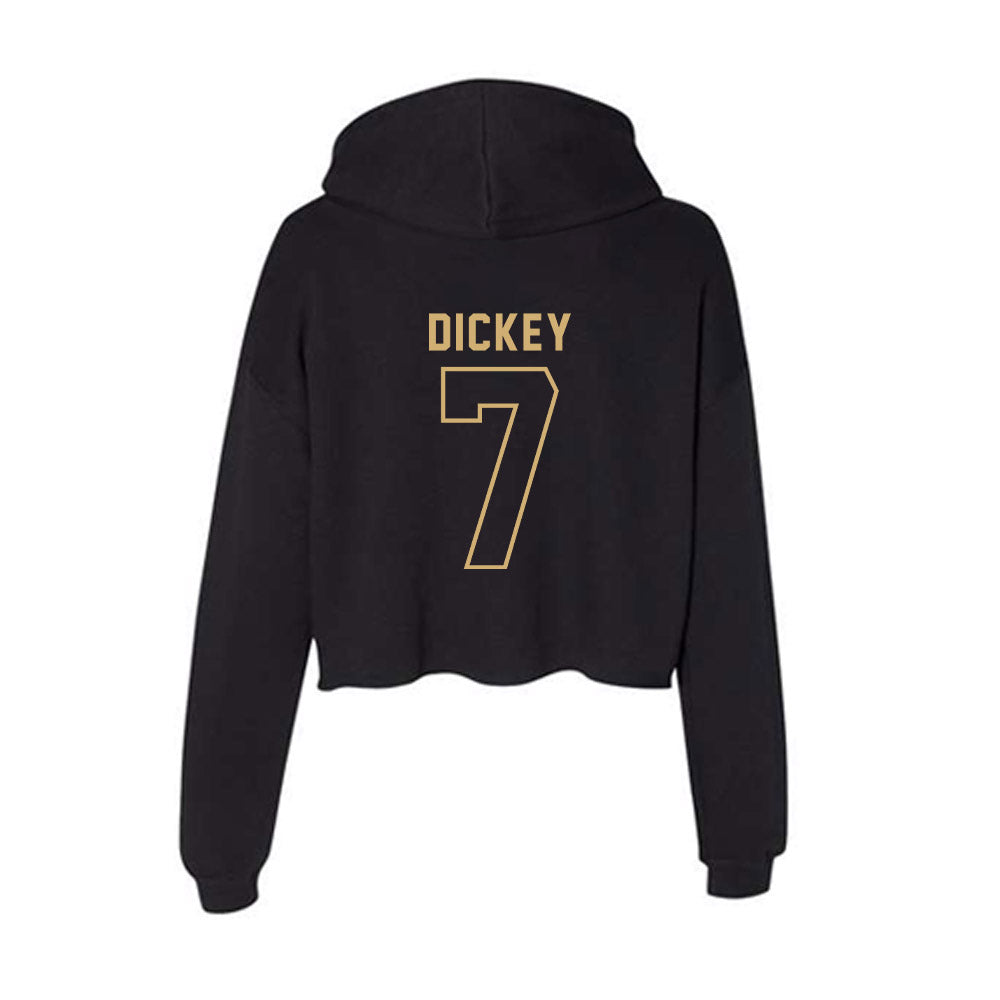 Vanderbilt - NCAA Football : Drew Dickey - Women's Crop Fleece Hoodie-1