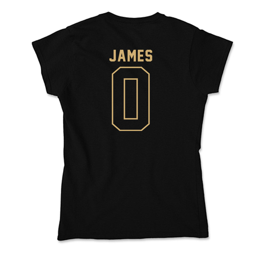 Vanderbilt - NCAA Men's Basketball : Michael James - Soft Style Women’s T-Shirt-1