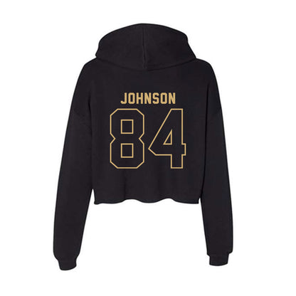 Vanderbilt - NCAA Football : Kam Johnson - Women's Crop Fleece Hoodie-1