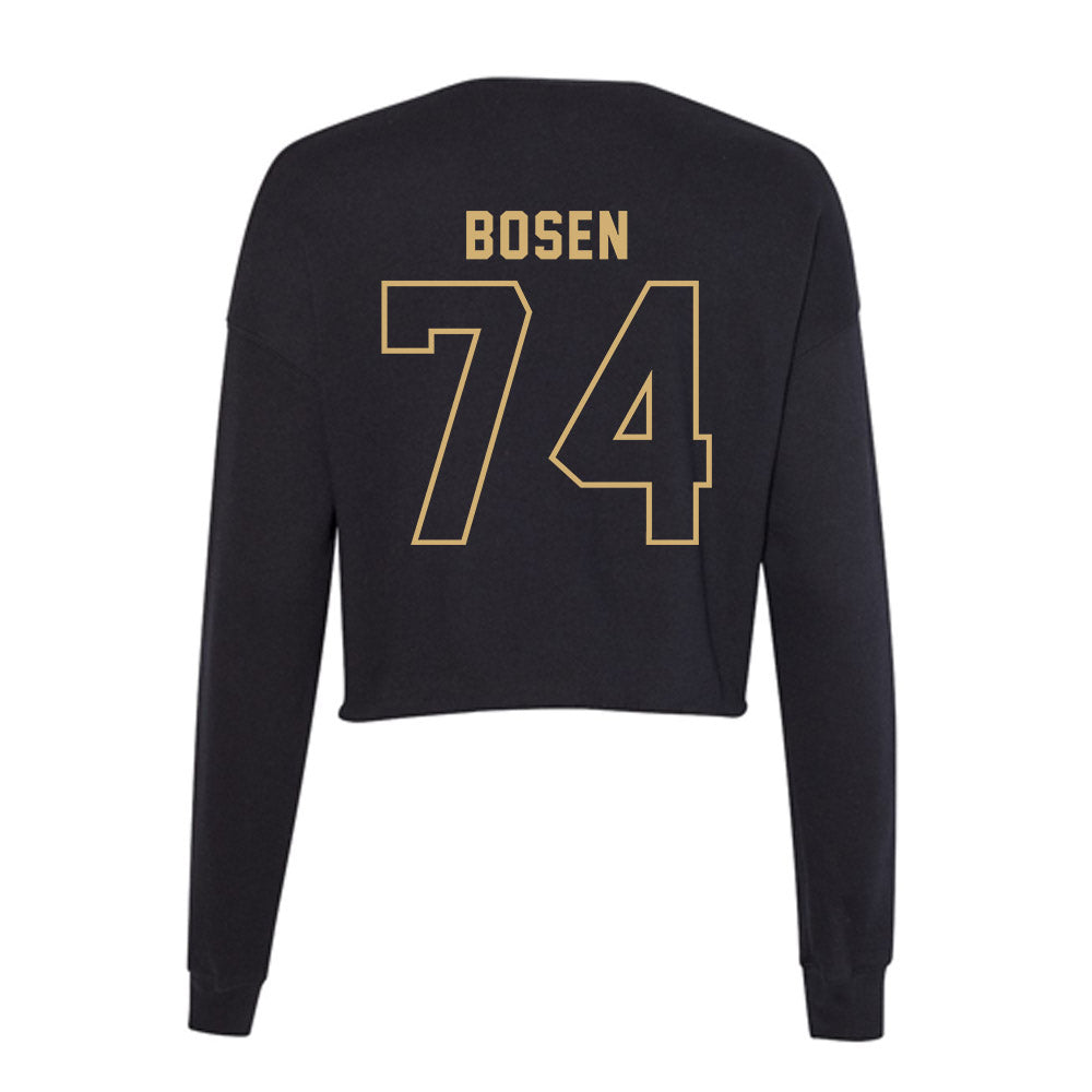 Vanderbilt - NCAA Football : Cameron Bosen - Women's Cropped Crew Fleece-1