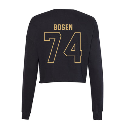 Vanderbilt - NCAA Football : Cameron Bosen - Women's Cropped Crew Fleece-1