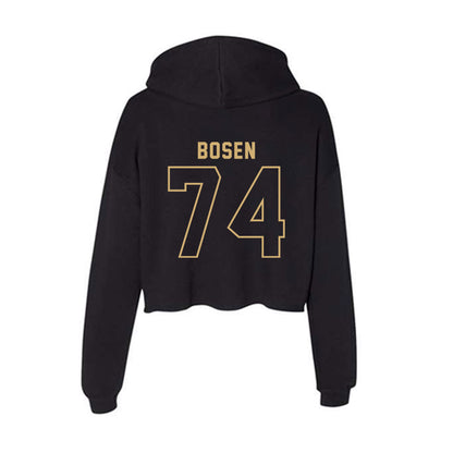 Vanderbilt - NCAA Football : Cameron Bosen - Women's Crop Fleece Hoodie-1