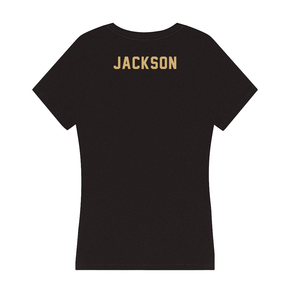 Vanderbilt - NCAA Women's Track & Field : Pryncess Jackson - Women's V-Neck T-Shirt-1