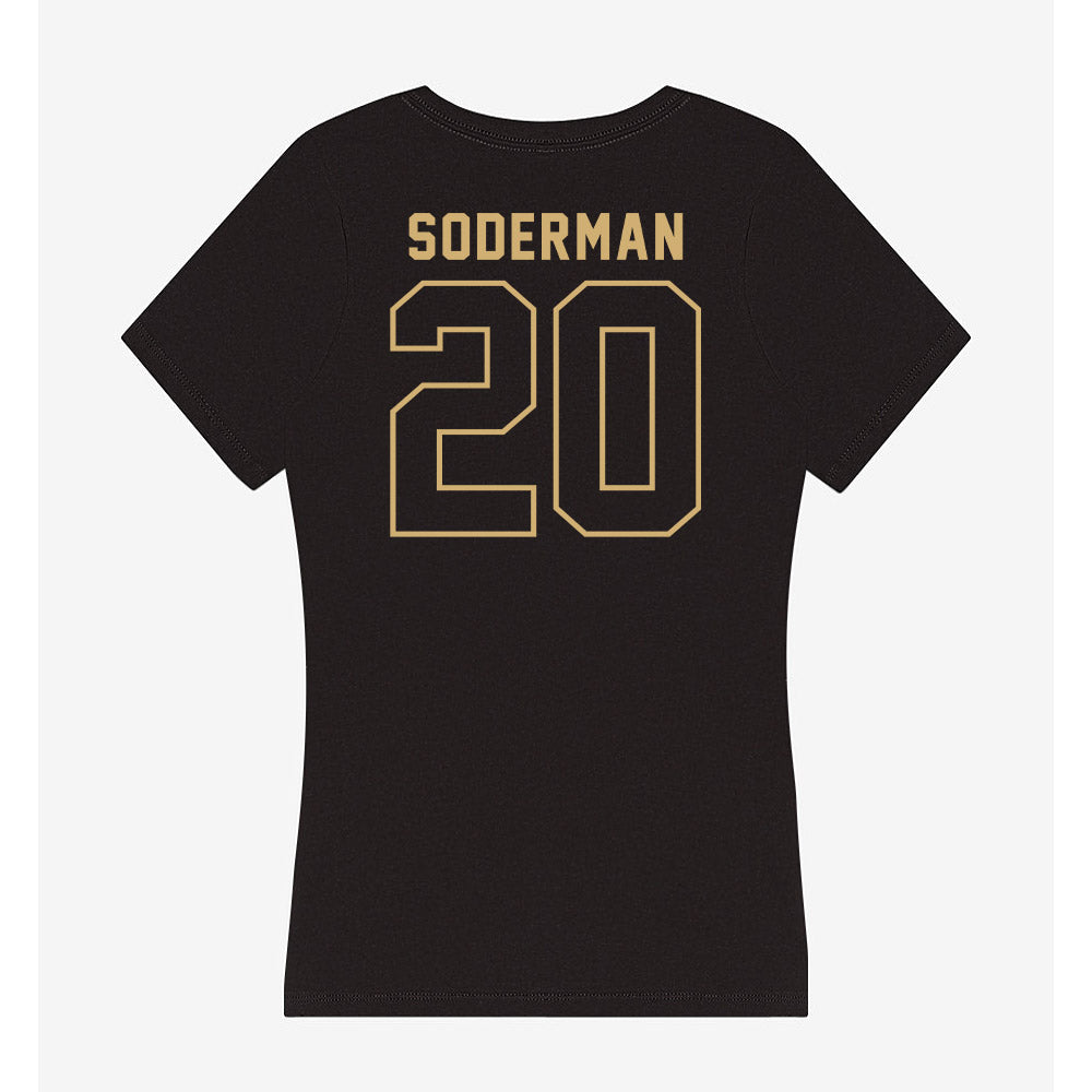 Vanderbilt - NCAA Women's Soccer : Susanna Soderman - Women's V-Neck T-Shirt-1