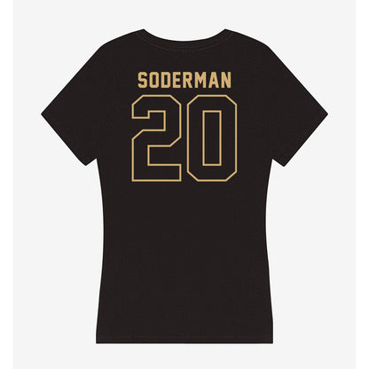 Vanderbilt - NCAA Women's Soccer : Susanna Soderman - Women's V-Neck T-Shirt-1