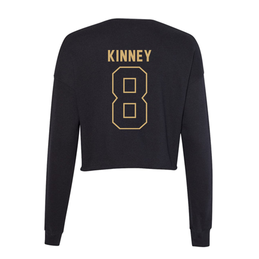 Vanderbilt - NCAA Women's Volleyball : Elli Kinney - Women's Cropped Crew Fleece-1