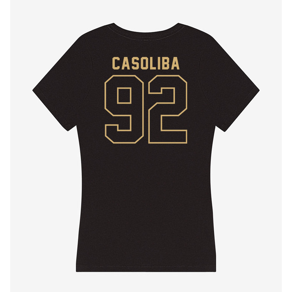 Vanderbilt - NCAA Baseball : Adria Casoliba - Women's V-Neck T-Shirt-1