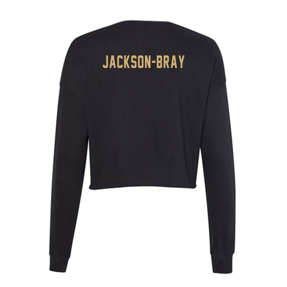 Vanderbilt - NCAA Women's Track & Field : London Jackson-Bray - Women's Cropped Crew Fleece-2