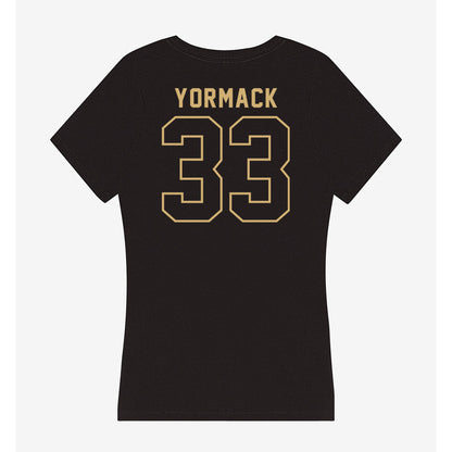 Vanderbilt - NCAA Baseball : Ryan Yormack - Women's V-Neck T-Shirt-1