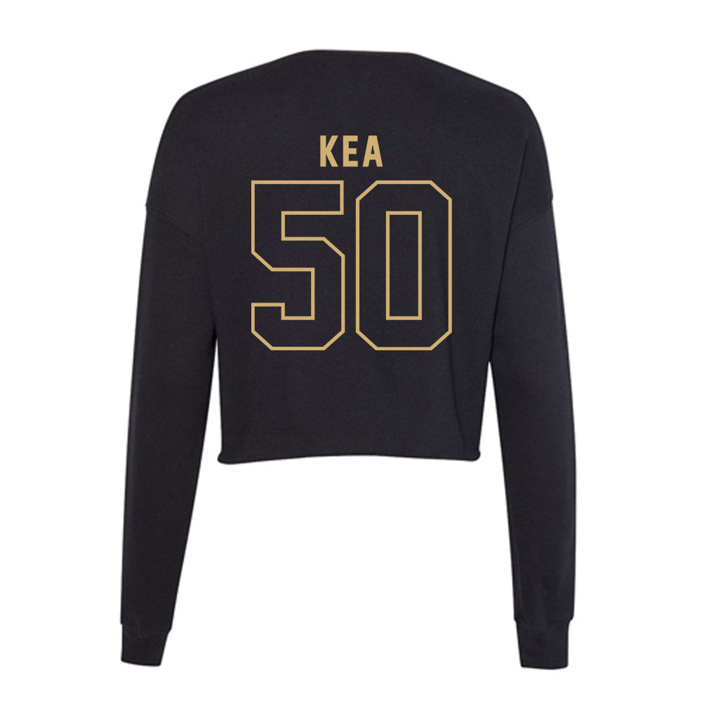 Vanderbilt - NCAA Baseball : Jaydon Kea - Women's Cropped Crew Fleece-1