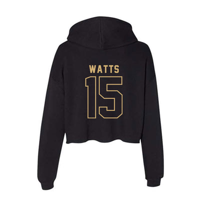Vanderbilt - NCAA Women's Soccer : Sydney Watts - Women's Crop Fleece Hoodie-1
