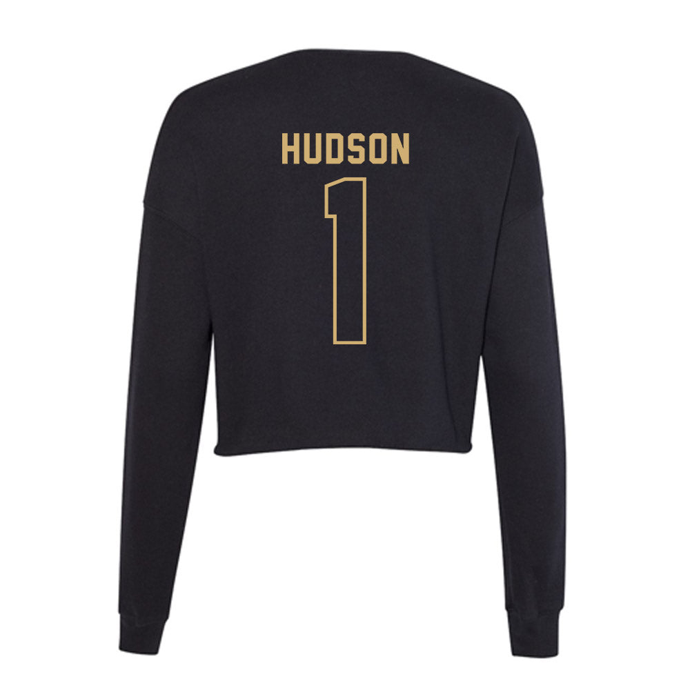 Vanderbilt - NCAA Football : Trent Hudson - Women's Cropped Crew Fleece-1