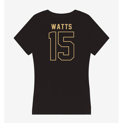 Vanderbilt - NCAA Women's Soccer : Sydney Watts - Women's V-Neck T-Shirt-1