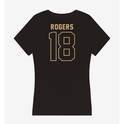 Vanderbilt - NCAA Baseball : John Rogers - Women's V-Neck T-Shirt-1
