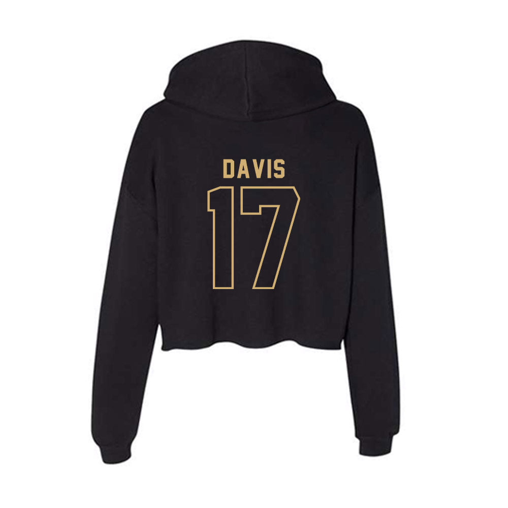 Vanderbilt - NCAA Football : Mark Davis - Women's Crop Fleece Hoodie-1