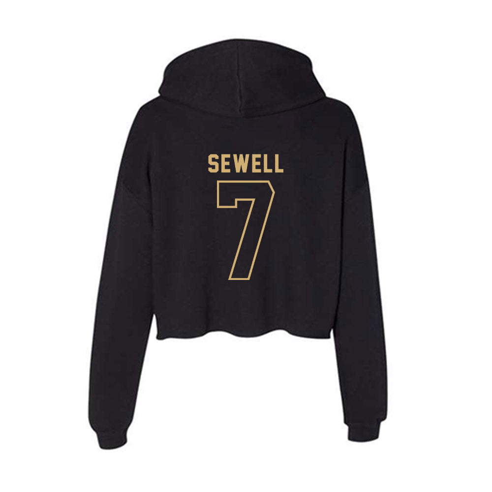Vanderbilt - NCAA Football : Marlen Sewell - Women's Crop Fleece Hoodie-1