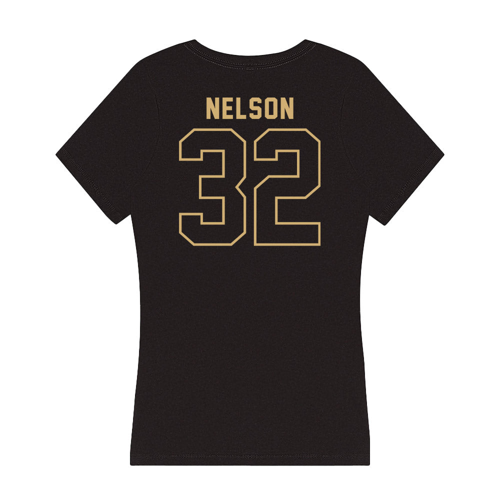 Vanderbilt - NCAA Baseball : Riley Nelson - Women's V-Neck T-Shirt-1