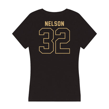 Vanderbilt - NCAA Baseball : Riley Nelson - Women's V-Neck T-Shirt-1