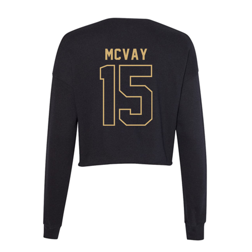 Vanderbilt - NCAA Football : Joseph Mcvay - Women's Cropped Crew Fleece-1