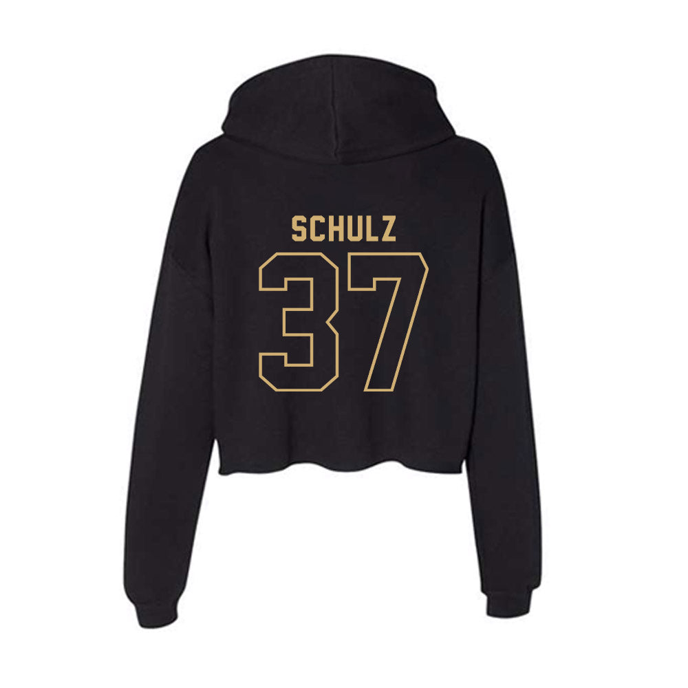 Vanderbilt - NCAA Baseball : Jakob Schulz - Women's Crop Fleece Hoodie-1