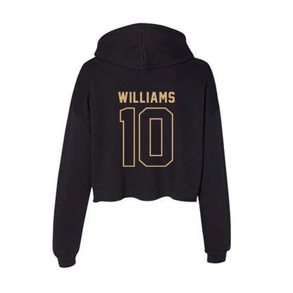 Vanderbilt - NCAA Men's Basketball : Jordan Williams - Women's Crop Fleece Hoodie-1