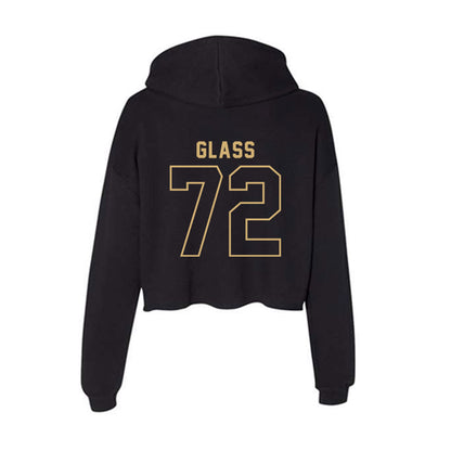 Vanderbilt - NCAA Football : Isaia Glass - Women's Crop Fleece Hoodie-1