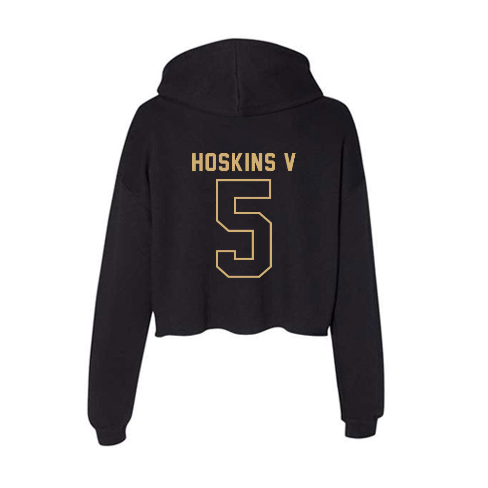 Vanderbilt - NCAA Football : Richie Hoskins V - Women's Crop Fleece Hoodie-1
