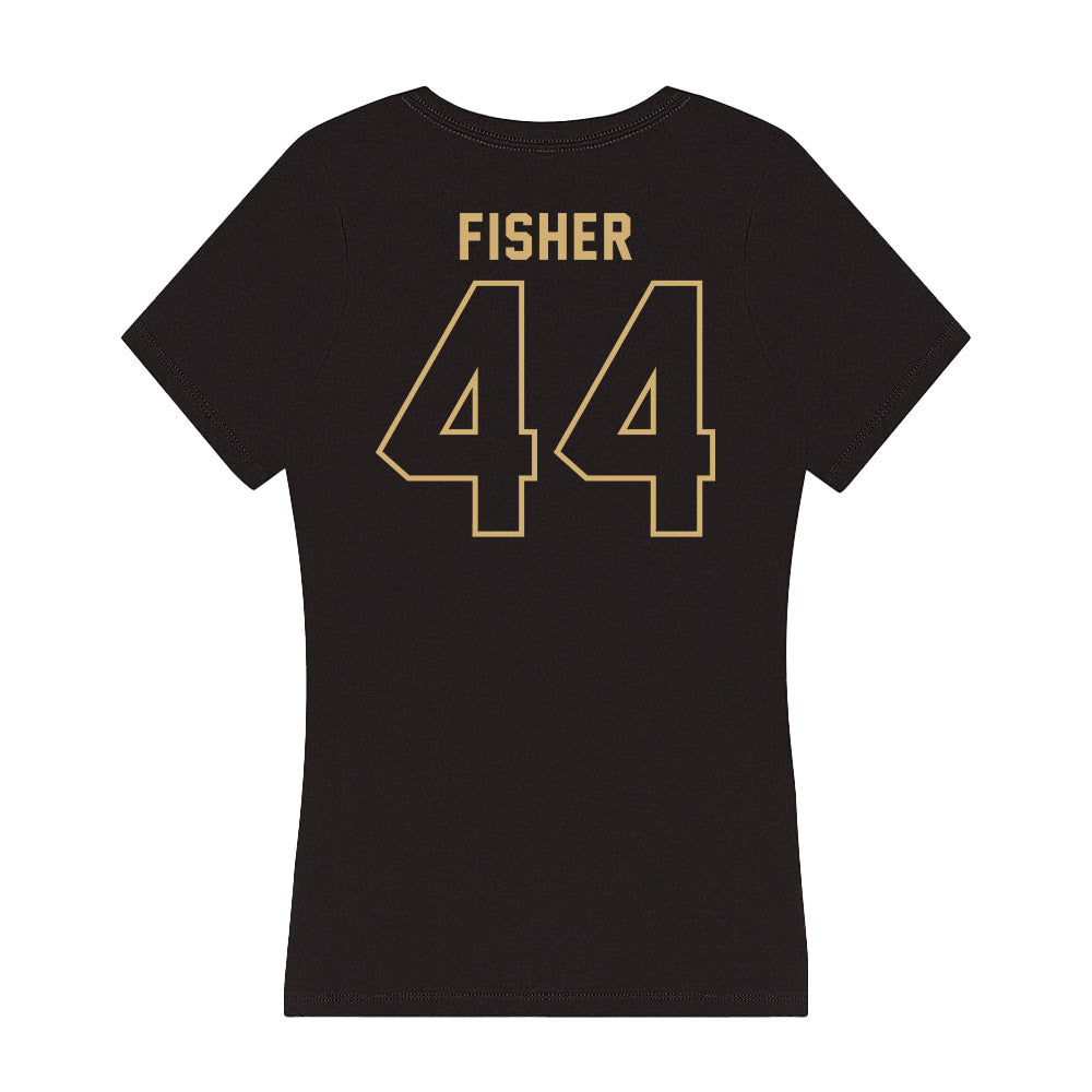 Vanderbilt - NCAA Football : Gabe Fisher - Women's V-Neck T-Shirt-1
