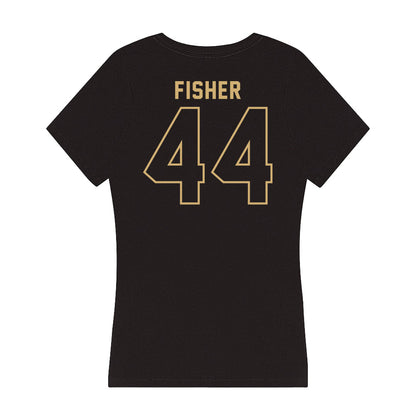 Vanderbilt - NCAA Football : Gabe Fisher - Women's V-Neck T-Shirt-1