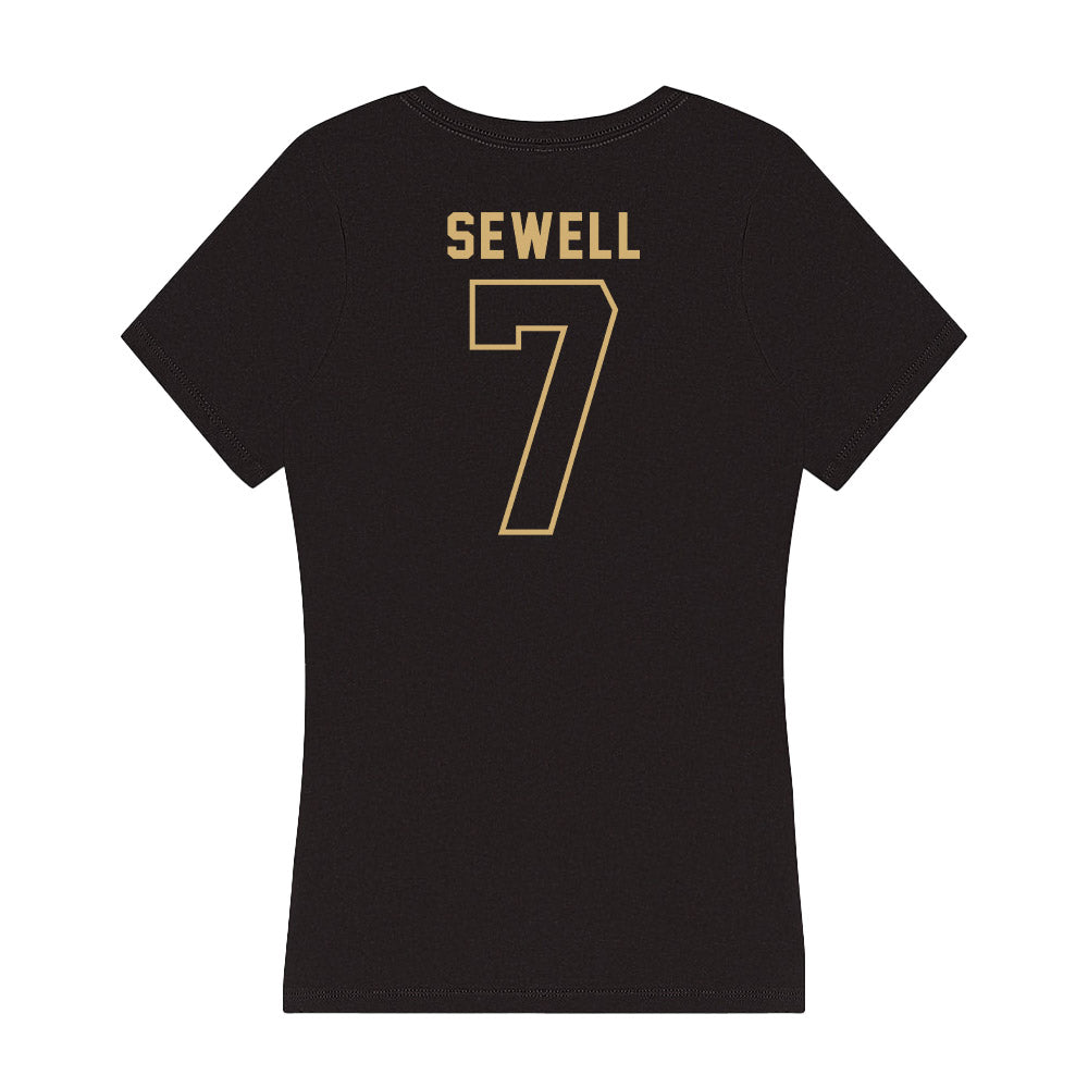Vanderbilt - NCAA Football : Marlen Sewell - Women's V-Neck T-Shirt-1