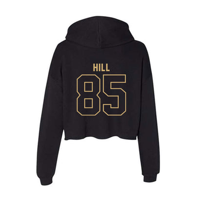 Vanderbilt - NCAA Football : Lebron Hill - Women's Crop Fleece Hoodie-1