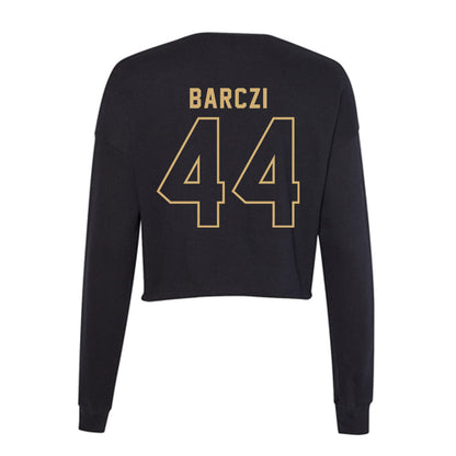 Vanderbilt - NCAA Baseball : Colin Barczi - Women's Cropped Crew Fleece-1