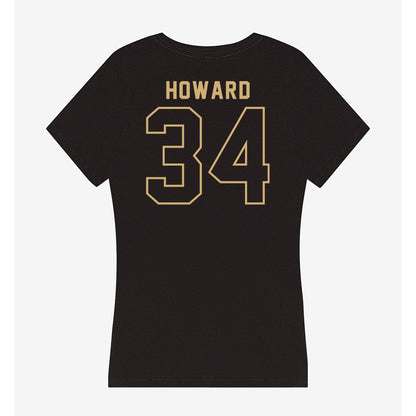 Vanderbilt - NCAA Football : Austin Howard - Women's V-Neck T-Shirt-1