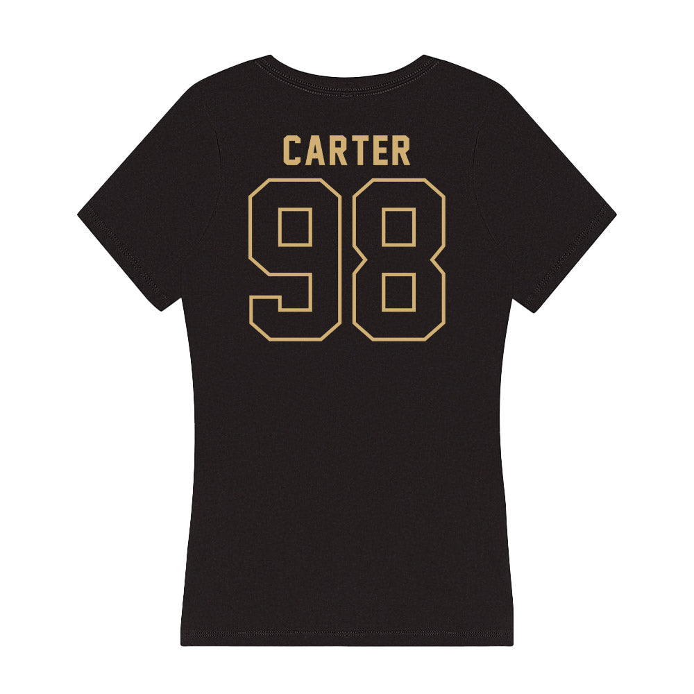 Vanderbilt - NCAA Baseball : Greysen Carter - Women's V-Neck T-Shirt-1