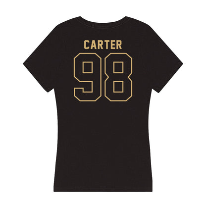 Vanderbilt - NCAA Baseball : Greysen Carter - Women's V-Neck T-Shirt-1