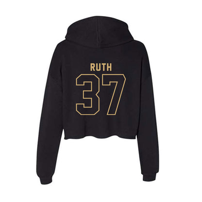 Vanderbilt - NCAA Football : Jailen Ruth - Women's Crop Fleece Hoodie-1