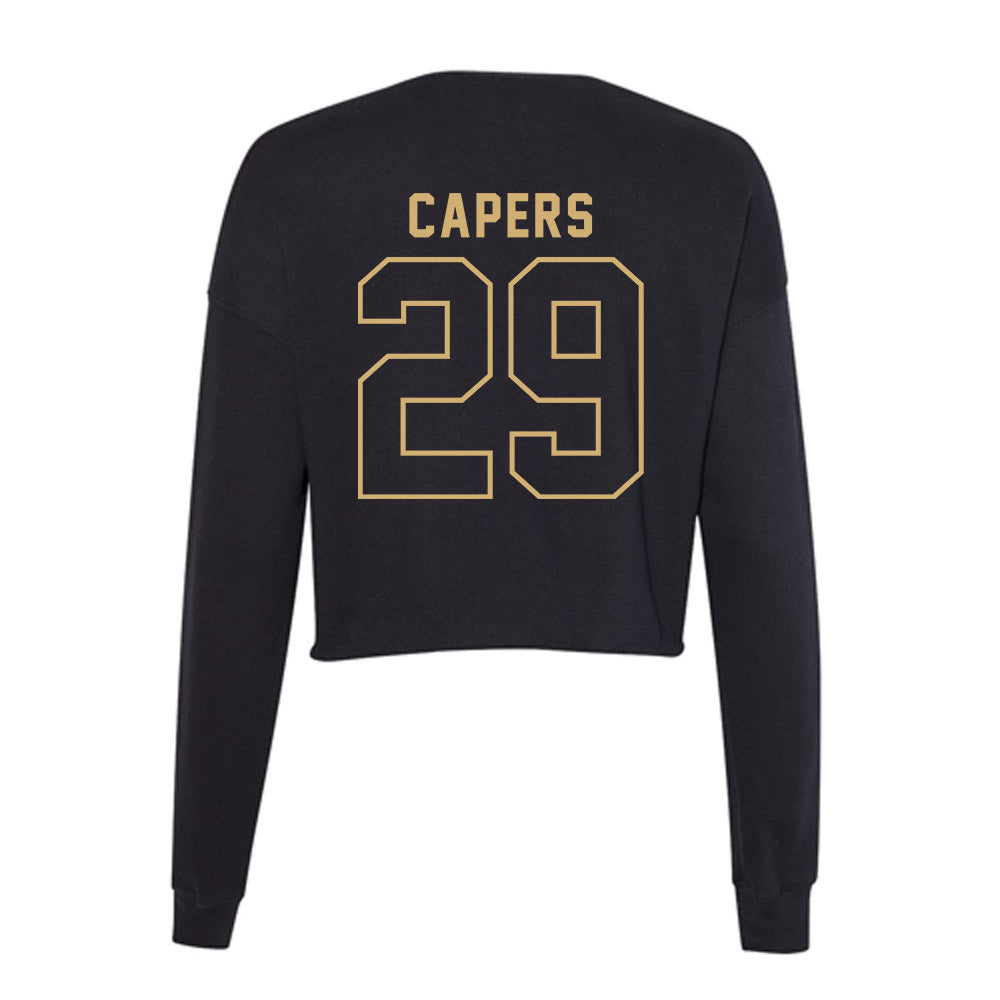 Vanderbilt - NCAA Football : Miles Capers - Women's Cropped Crew Fleece-1