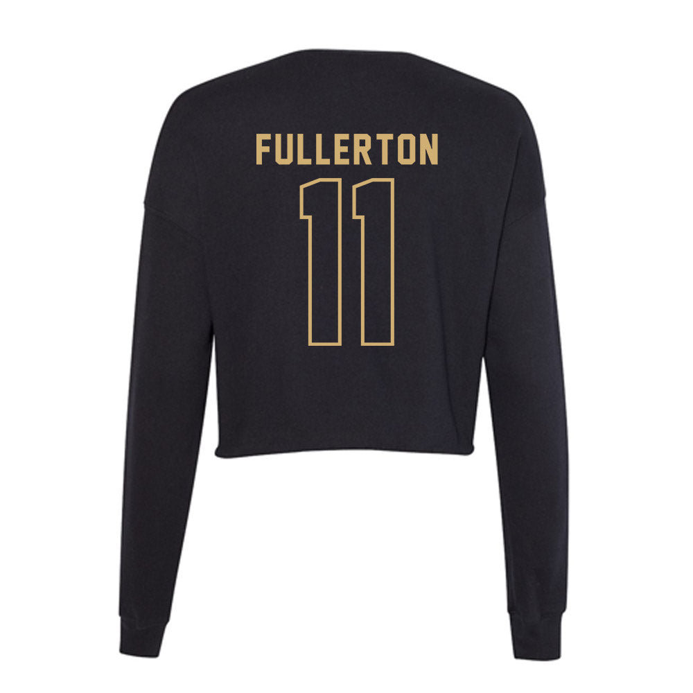 Vanderbilt - NCAA Women's Soccer : Melania Fullerton - Women's Cropped Crew Fleece-1