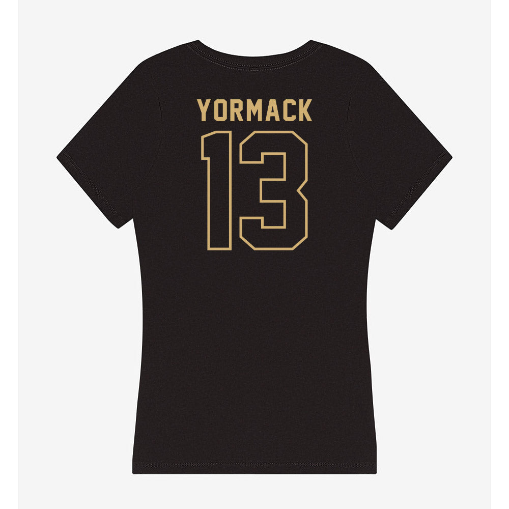 Vanderbilt - NCAA Baseball : Derek Yormack - Women's V-Neck T-Shirt-1