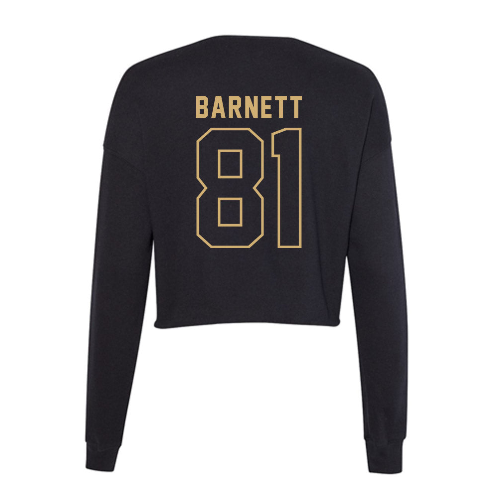 Vanderbilt - NCAA Football : Kayleb barnett - Women's Cropped Crew Fleece-1
