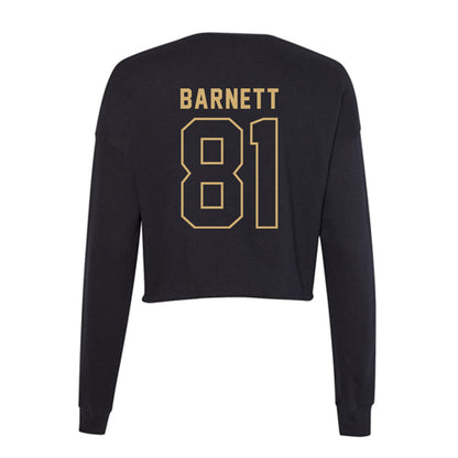 Vanderbilt - NCAA Football : Kayleb barnett - Women's Cropped Crew Fleece-1
